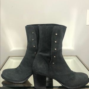 Fiorentini & Baker Studded Suede Ankle Boots